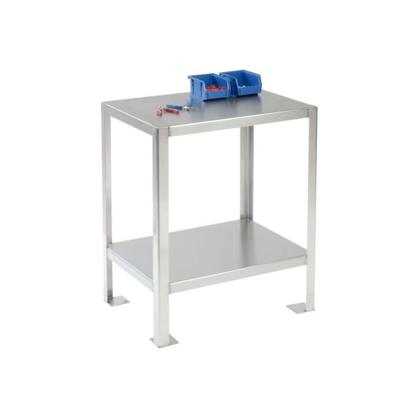 Jamco Jamco Machine Stand W/ Angled Leg, 16 Ga 430 Stainless Steel Top, 24"W x 18"D XW124QQ - main